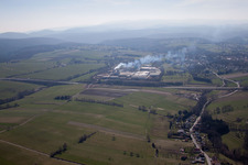 Phalsbourg in the state Moselle, France from above