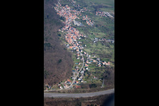 Saint-Jean-Saverne in the state Bas-Rhin, France seen from above