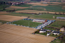 Sports field in Ringendorf in the state Bas-Rhin, France