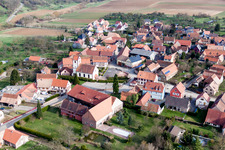 Church building of Eglise protestante lutherienne in the village of Ringendorf in Grand Est, France