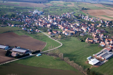 Mietesheim in the state Bas-Rhin, France out of the air