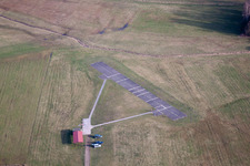 Aerial view of Model airfield in Griesbach in the state Bas-Rhin, France
