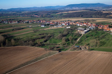 Aerial photograpy of Forstheim in the state Bas-Rhin, France