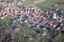 Drone image of Morsbronn-les-Bains in the state Bas-Rhin, France