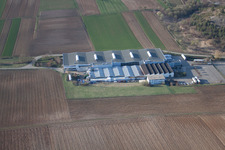 Aerial photograpy of Merkwiller-Pechelbronn in the state Bas-Rhin, France
