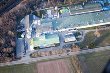 Sitek Insulation in the district Altenstadt in Wissembourg in the state Bas-Rhin, France from the drone perspective
