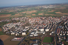 District Münchingen in Korntal-Münchingen in the state Baden-Wuerttemberg, Germany from above