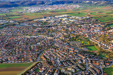 Glemsaue in Ditzingen in the state Baden-Wuerttemberg, Germany