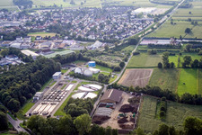 Sewage works Basin for waste water treatment in the district Vimbuch in Buehl in the state Baden-Wurttemberg