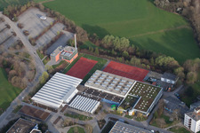 School center at Fockentalweg in Leonberg in the state Baden-Wuerttemberg, Germany