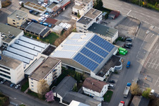 Oblique view of METDRA Metal and Wire Goods Factory GmbH, Dieselstr in the district Eltingen in Leonberg in the state Baden-Wuerttemberg, Germany
