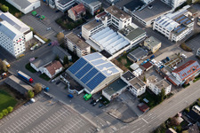METDRA Metal and Wire Goods Factory GmbH, Dieselstr in the district Eltingen in Leonberg in the state Baden-Wuerttemberg, Germany seen from above
