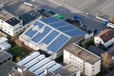Drone recording of METDRA Metal and Wire Goods Factory GmbH, Dieselstr in the district Eltingen in Leonberg in the state Baden-Wuerttemberg, Germany