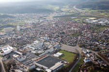 METDRA Metal and Wire Goods Factory GmbH, Dieselstr in the district Eltingen in Leonberg in the state Baden-Wuerttemberg, Germany from the drone perspective