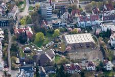 Building of the indoor arena Stadthalle Korntal in the district Korntal in Korntal-Muenchingen in the state Baden-Wurttemberg, Germany