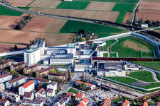 Prison grounds and high security fence Prison Justizvollzugsanstalt Stuttgart in Stammheim in the state Baden-Wurttemberg, Germany