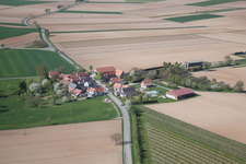 Seebach in the state Bas-Rhin, France out of the air