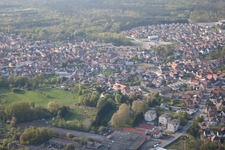 Soufflenheim in the state Bas-Rhin, France out of the air