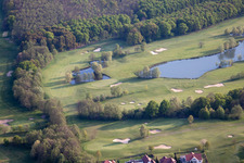Aerial photograpy of Golf Club Soufflenheim Baden-Baden in Soufflenheim in the state Bas-Rhin, France