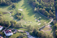Golf Club Soufflenheim Baden-Baden in Soufflenheim in the state Bas-Rhin, France from the plane