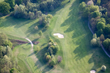 Golf Club Soufflenheim Baden-Baden in Soufflenheim in the state Bas-Rhin, France viewn from the air