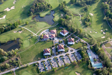 Drone recording of Golf Club Soufflenheim Baden-Baden in Soufflenheim in the state Bas-Rhin, France