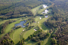 Golf Club Soufflenheim Baden-Baden in Soufflenheim in the state Bas-Rhin, France seen from a drone
