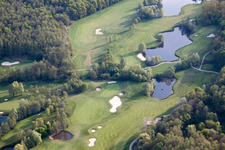 Aerial photograpy of Golf Club Soufflenheim Baden-Baden in Soufflenheim in the state Bas-Rhin, France