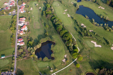 Golf Club Soufflenheim Baden-Baden in Soufflenheim in the state Bas-Rhin, France viewn from the air