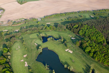 Golf Club Soufflenheim Baden-Baden in Soufflenheim in the state Bas-Rhin, France from the drone perspective