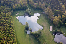 Aerial photograpy of Golf Club Soufflenheim Baden-Baden in Soufflenheim in the state Bas-Rhin, France