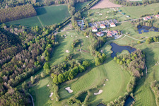 Oblique view of Golf Club Soufflenheim Baden-Baden in Soufflenheim in the state Bas-Rhin, France