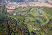 Golf Club Soufflenheim Baden-Baden in Soufflenheim in the state Bas-Rhin, France from the plane