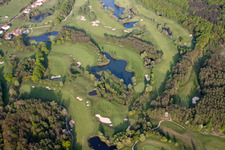 Aerial photograpy of Golf Club Soufflenheim Baden-Baden in Soufflenheim in the state Bas-Rhin, France