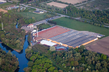 Rohrwiller in the state Bas-Rhin, France from above