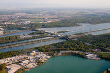 Sluice in Gambsheim in the state Bas-Rhin, France