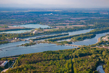Rhine Lock in the district Freistett in Rheinau in the state Baden-Wuerttemberg, Germany