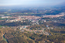 Pirmasens in the state Rhineland-Palatinate, Germany from above