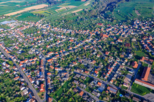 View of the town from the east in Vinningen in the state Rhineland-Palatinate, Germany
