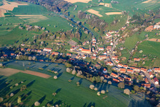 From the east in Breidenbach in the state Moselle, France