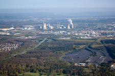 Oblique view of Saint-Avold in the state Moselle, France