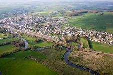Railroad station in Carignan in the state Ardennes, France