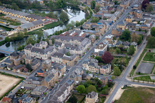 Aerial photograpy of Wadelincourt in the state Ardennes, France