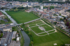 La Prairie Football Field in Sedan in the state Ardennes, France
