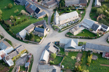 Church building of Eglise Saint-Remy in the village of in Antheny in Alsace-Champagne-Ardenne-Lorraine, France