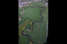 Aerial photograpy of Origny-en-Thiérache in the state Aisne, France