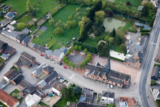 Aerial photograpy of Étréaupont in the state Aisne, France