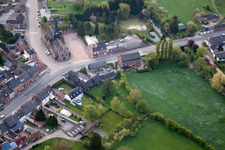 Oblique view of Étréaupont in the state Aisne, France