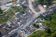 Étréaupont in the state Aisne, France from above