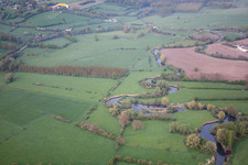Étréaupont in the state Aisne, France out of the air